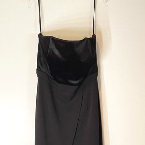 NWT White House Black Market Strapless Velour Pantsuit
